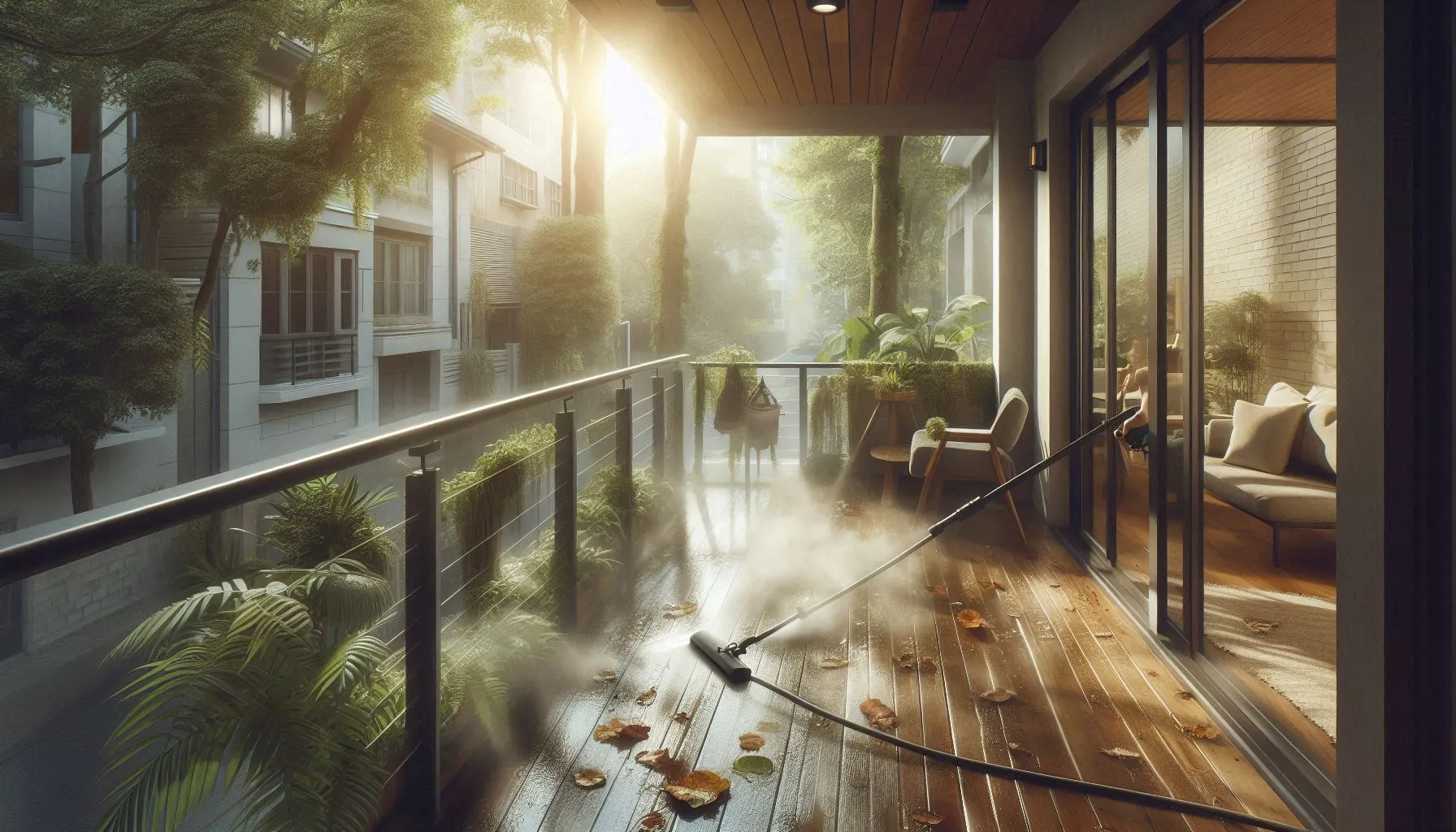 Balcony and Outdoor Cleaning by Luxera